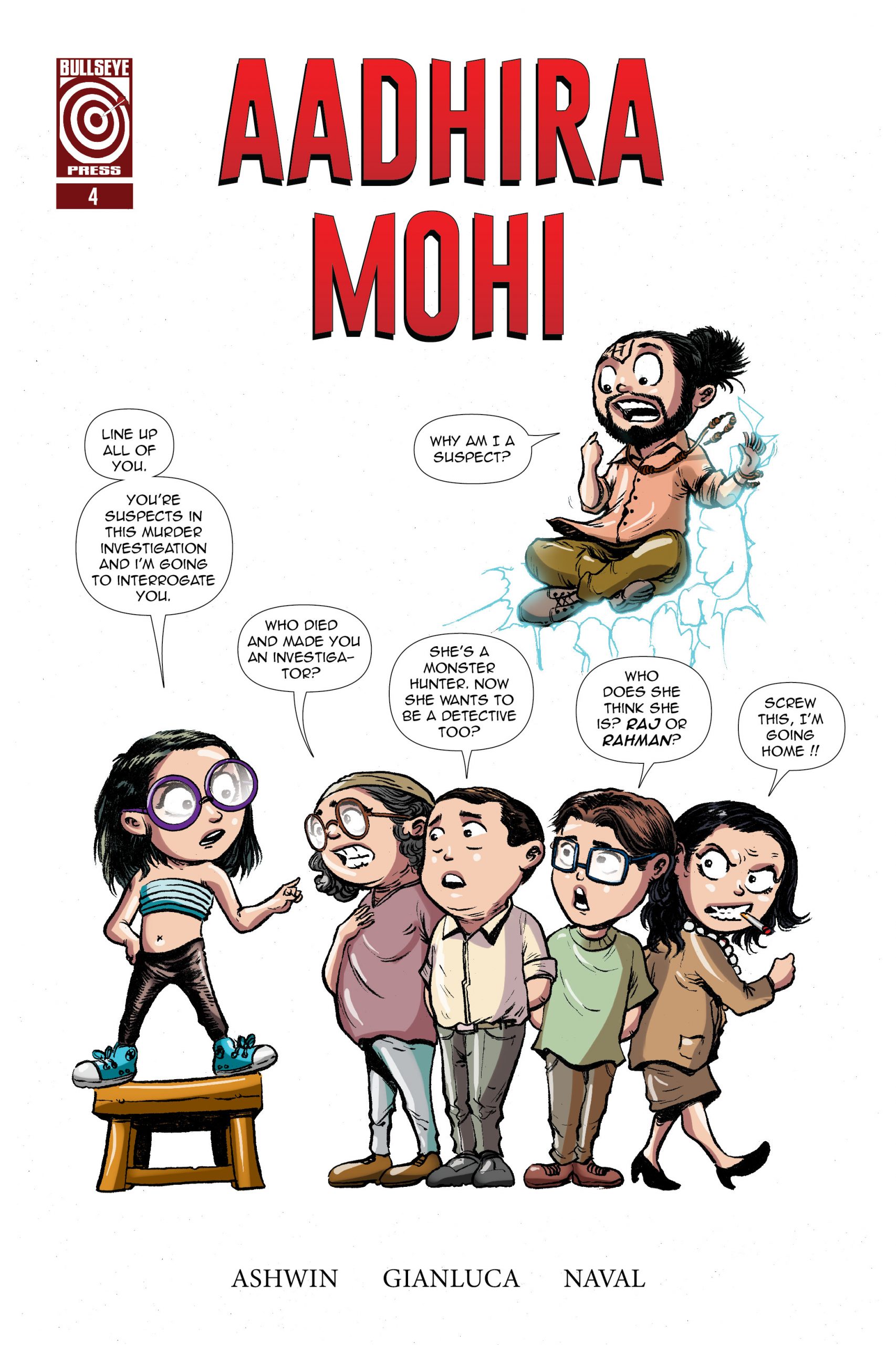 Aadhira Mohi issue 4 English variant cover by Deepjoy Subba